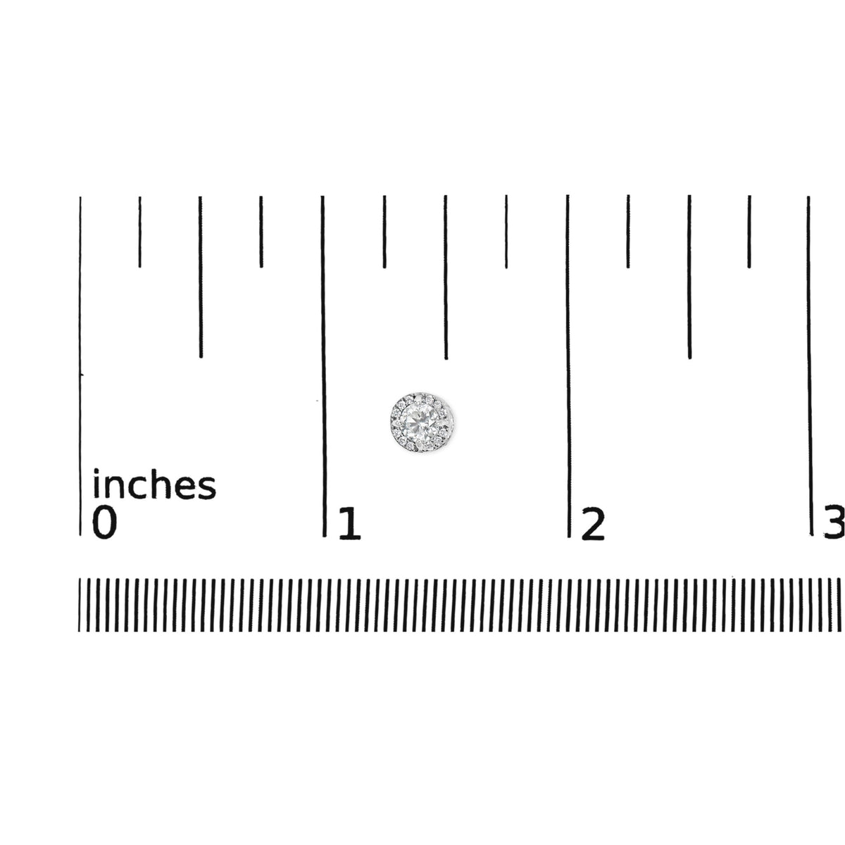 10K White Gold 1.00 Cttw Diamond Hidden Halo Stud Earring (H - I Color, I1 - I2 Clarity) - LinkagejewelrydesignLinkagejewelrydesign