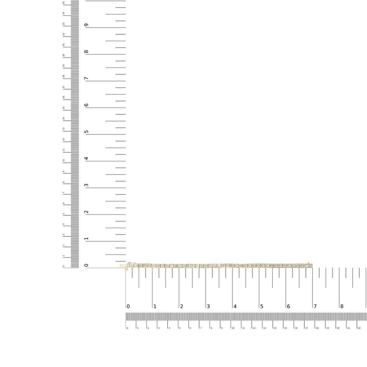 10K Yellow Gold 4.00 Cttw Channel Set Round Diamond Tennis 7" Bracelet (J - K Color, I1 - I2 Clarity) - LinkagejewelrydesignLinkagejewelrydesign