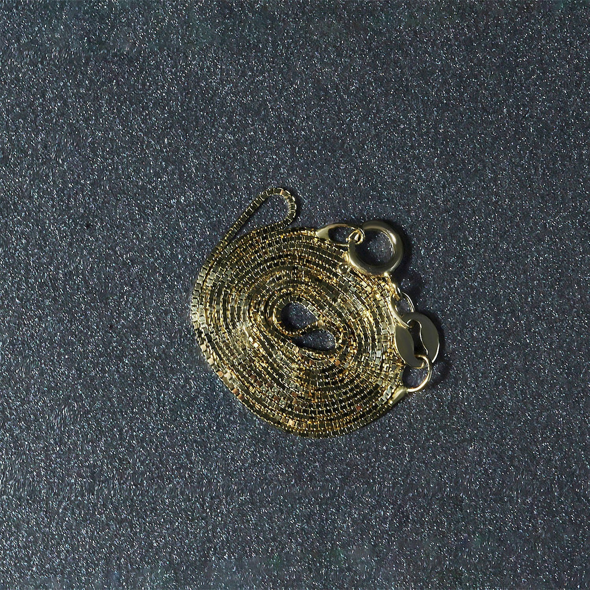 10k Yellow Gold Classic Box Chain (0.60 mm) - LinkagejewelrydesignLinkagejewelrydesign