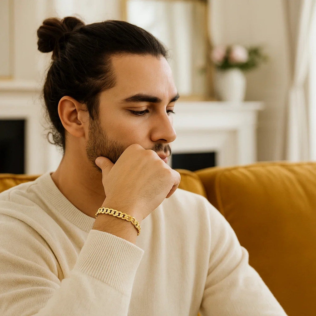 10k Yellow Gold Curb Bracelet (5.70 mm) - LinkagejewelrydesignLinkagejewelrydesign