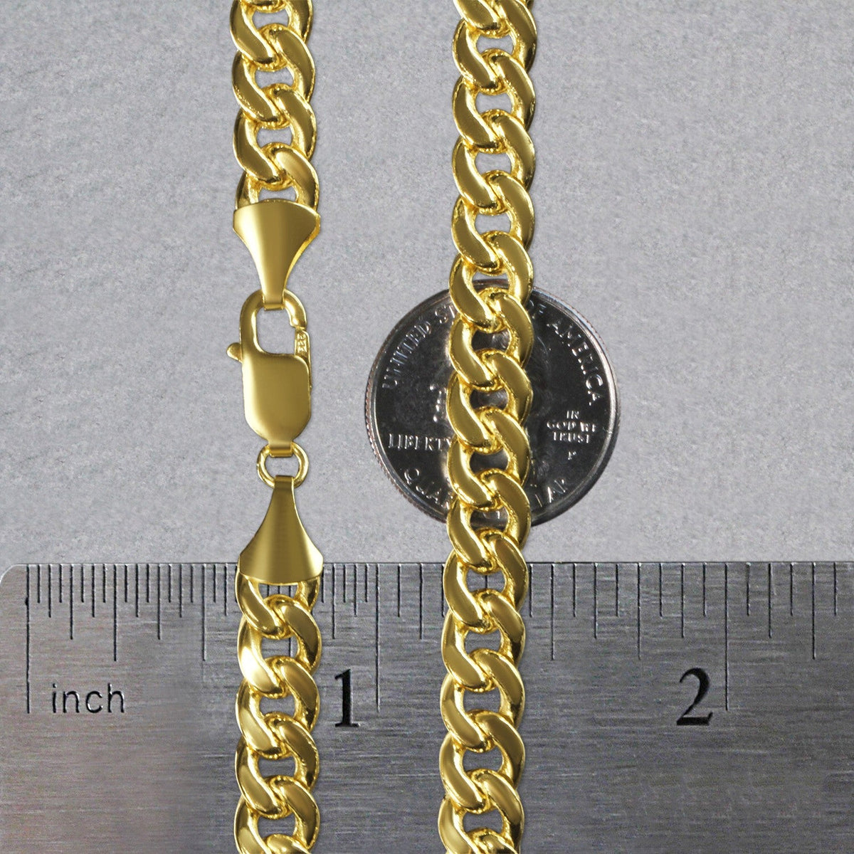 10k Yellow Gold Light Miami Cuban Chain (8.00 mm) - LinkagejewelrydesignLinkagejewelrydesign