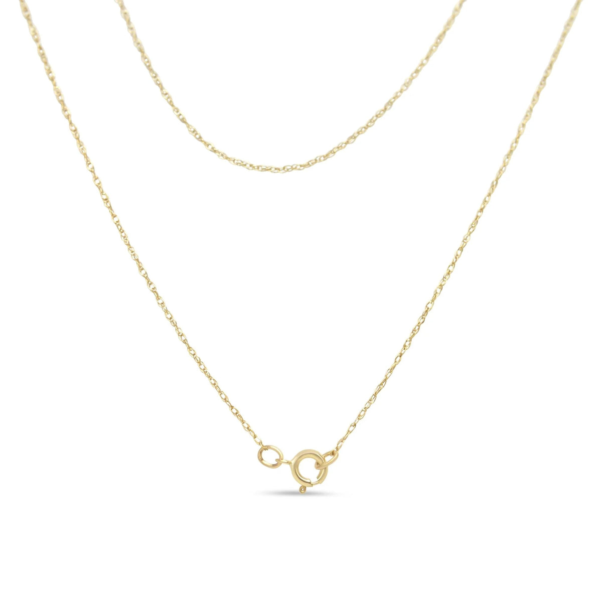 10K Yellow Gold Plated .925 Sterling Silver 1/10 Cttw Miracle Set Round Diamond 18&quot; Pendant Necklace - Choice of Shapes - LinkagejewelrydesignLinkagejewelrydesign