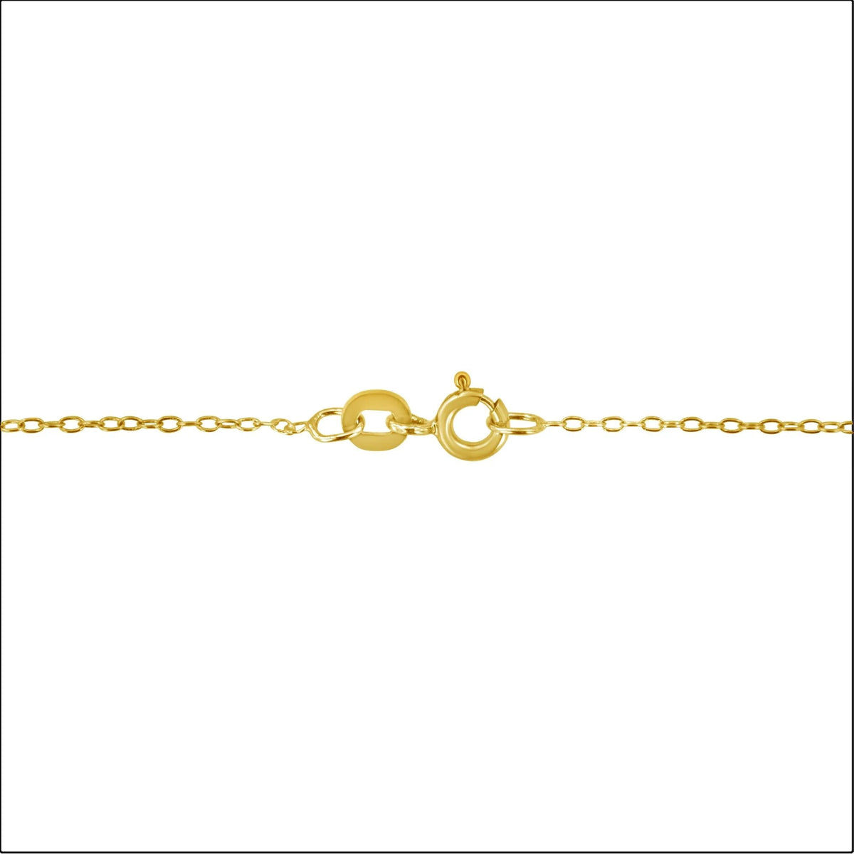 10K Yellow Gold Plated .925 Sterling Silver 1/10 Cttw Miracle Set Round Diamond 18&quot; Pendant Necklace - Choice of Shapes - LinkagejewelrydesignLinkagejewelrydesign
