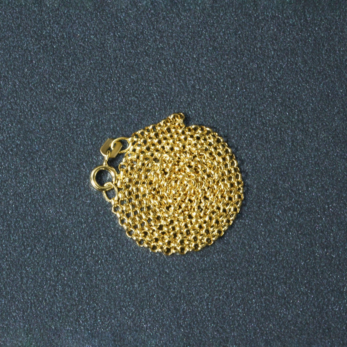 10k Yellow Gold Rolo Chain (1.90 mm) - LinkagejewelrydesignLinkagejewelrydesign