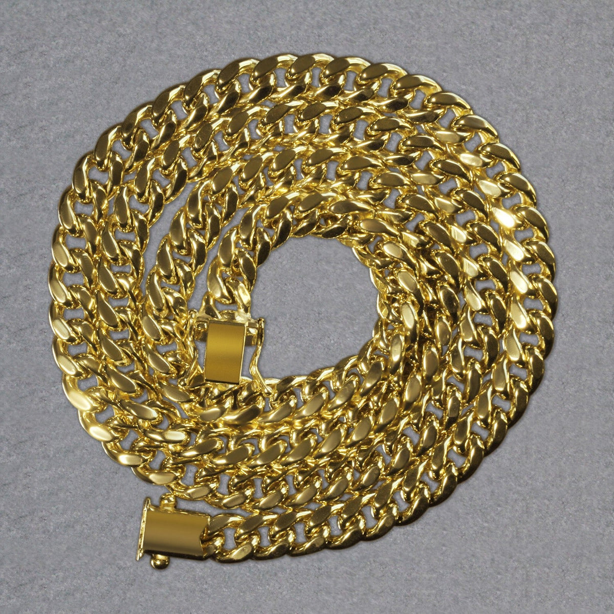 10k Yellow Gold Semi Solid Miami Cuban Chain (6.60 mm) - LinkagejewelrydesignLinkagejewelrydesign