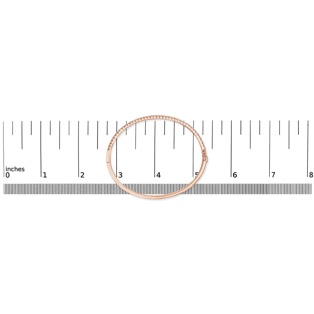 14K Gold 1.00 Cttw Half Eternity Diamond Bangle Bracelet (G - H Color, SI2 - I1 Clarity) - 7" Inches - LinkagejewelrydesignLinkagejewelrydesign