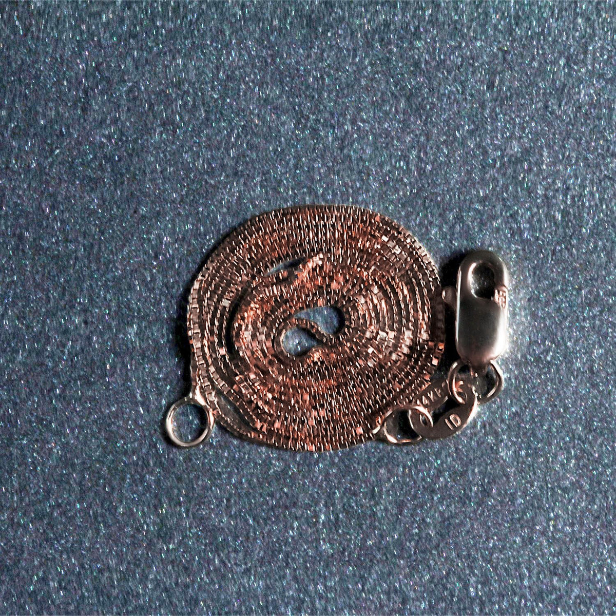 14k Rose Gold Classic Box Chain 0.4mm - LinkagejewelrydesignLinkagejewelrydesign