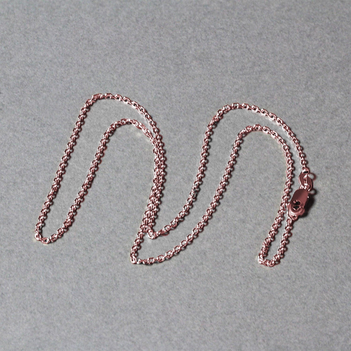 14k Rose Gold Diamond Cut Cable Link Chain (1.30 mm) - LinkagejewelrydesignLinkagejewelrydesign