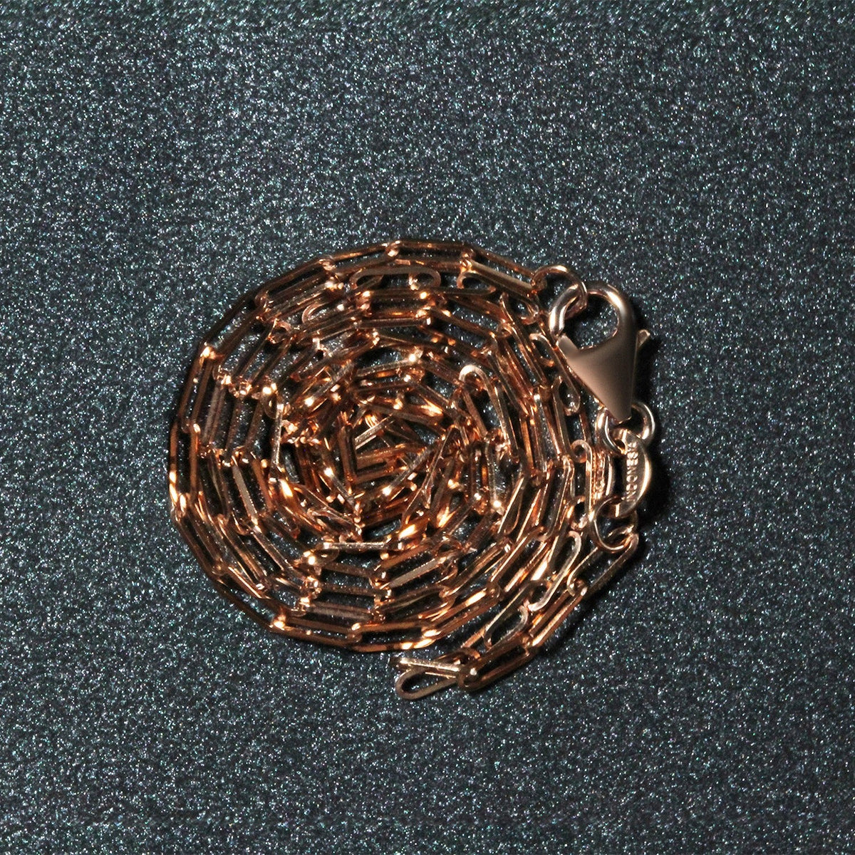 14K Rose Gold Fine Paperclip Chain (1.50 mm) - LinkagejewelrydesignLinkagejewelrydesign