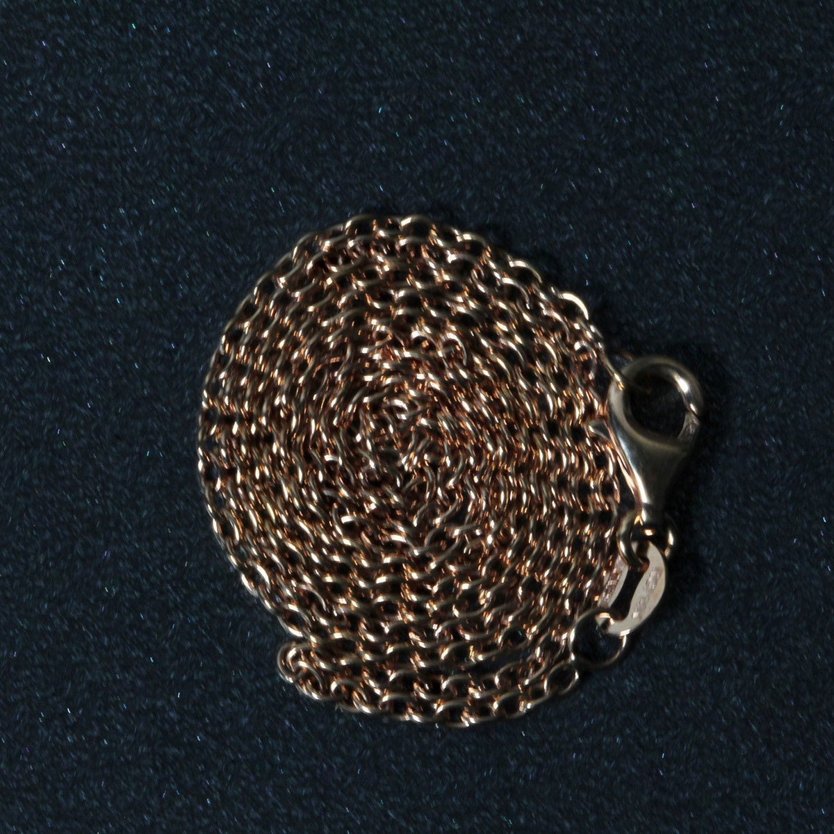 14k Rose Gold Round Cable Link Chain (1.50 mm) - LinkagejewelrydesignLinkagejewelrydesign