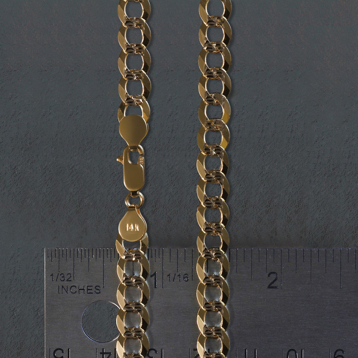 14k Two Tone Gold Pave Curb Chain (4.60 mm) - LinkagejewelrydesignLinkagejewelrydesign
