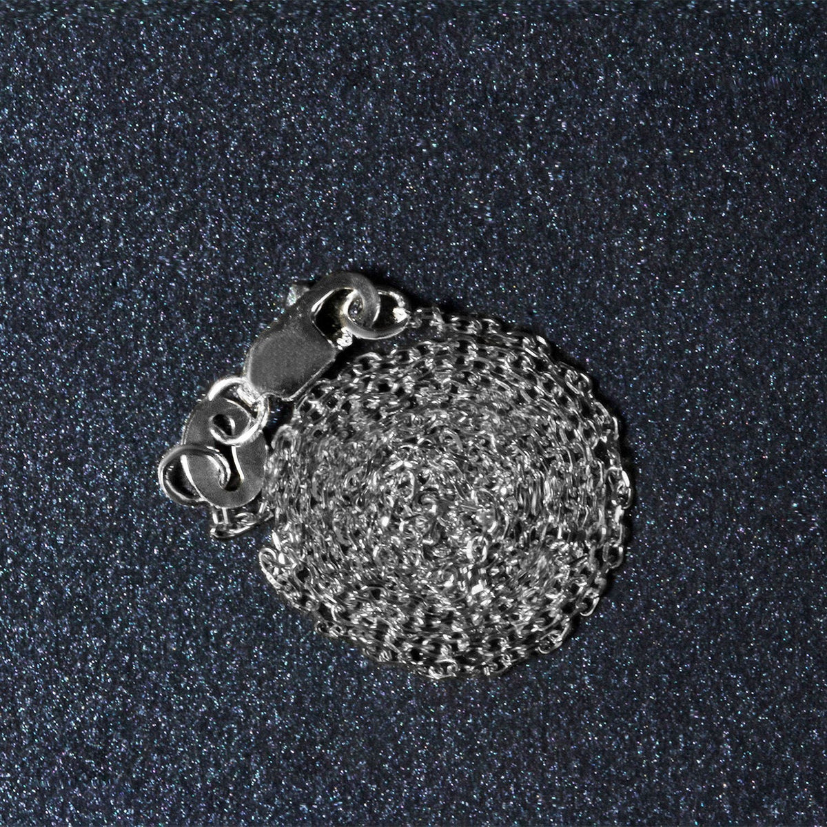 14k White Diamond Cut Cable Link Chain (0.87 mm) - LinkagejewelrydesignLinkagejewelrydesign