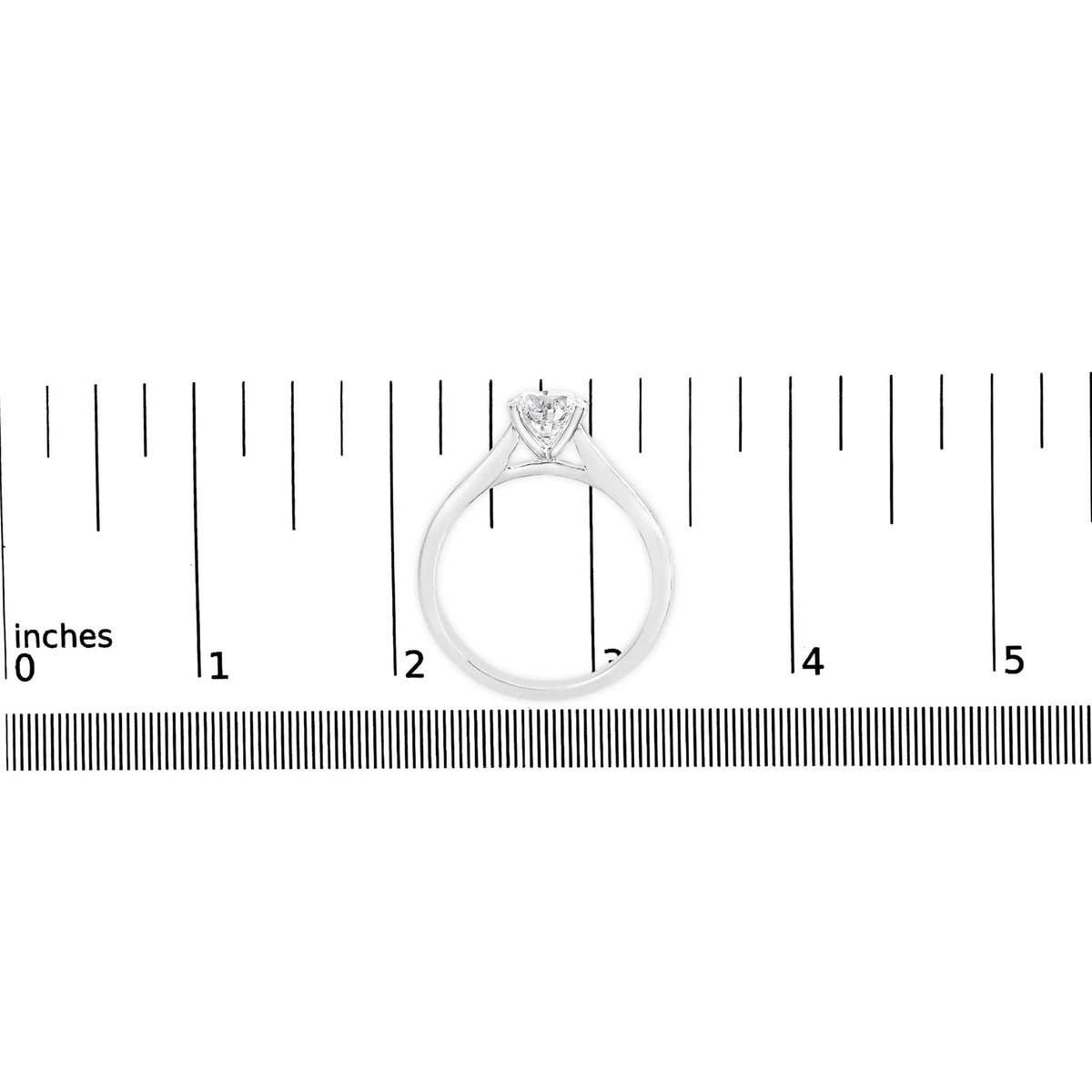 14K White Gold 1.0 Cttw Round Lab Grown Diamond Eagle Claw 4 - Prong Set Solitaire Engagement Ring (F - G Color, VS2 - SI1 Clarity) - LinkagejewelrydesignLinkagejewelrydesign