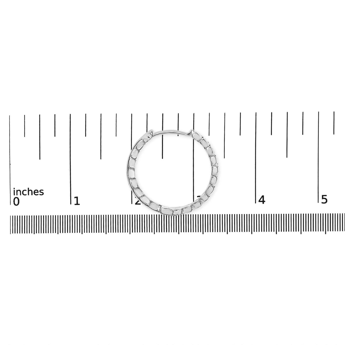14K White Gold 1/4 Cttw Lab Grown Diamond Leafy Wreath Hoop Earrings (F - G Color, VS1 - VS2 Clarity) - LinkagejewelrydesignLinkagejewelrydesign