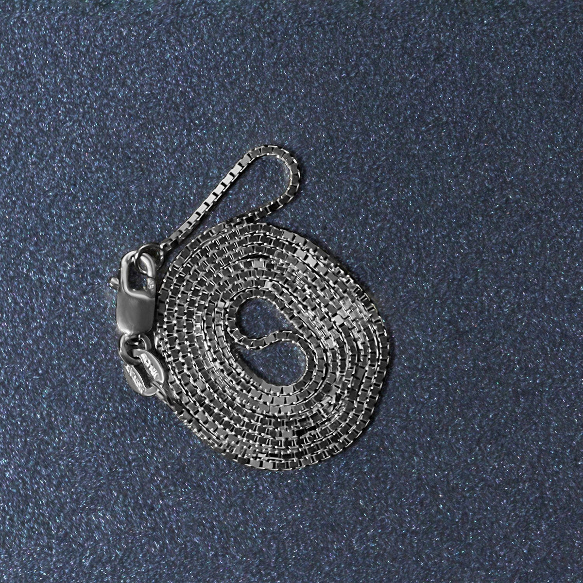 14k White Gold Classic Box Chain (0.85 mm) - LinkagejewelrydesignLinkagejewelrydesign