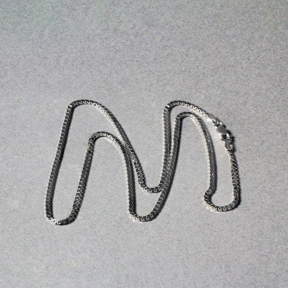 14k White Gold Classic Box Chain (1.4 mm) - LinkagejewelrydesignLinkagejewelrydesign