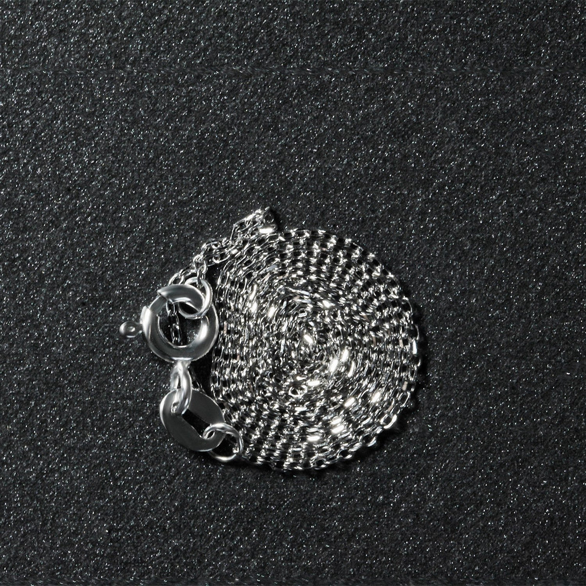 14k White Gold Diamond Cut Cable Link Chain (0.87 mm) - LinkagejewelrydesignLinkagejewelrydesign