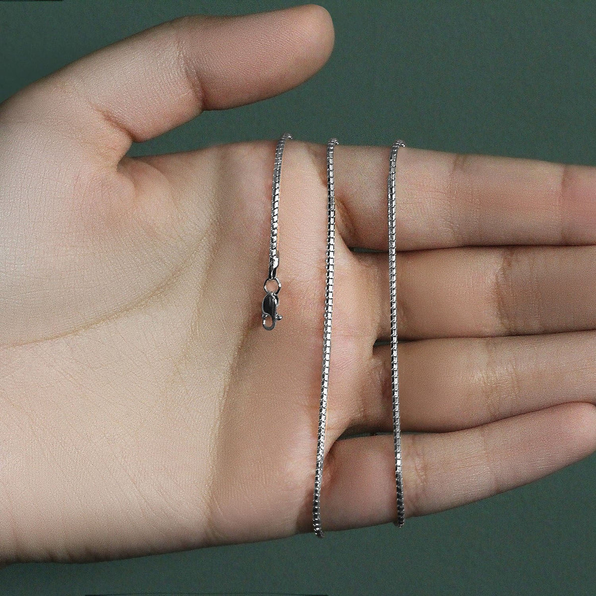 14k White Gold Ice Chain (1.30 mm) - LinkagejewelrydesignLinkagejewelrydesign