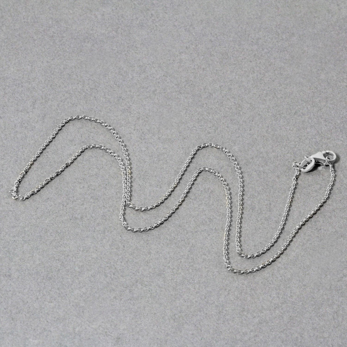 14k White Gold Round Cable Link Chain (1.20 mm) - LinkagejewelrydesignLinkagejewelrydesign