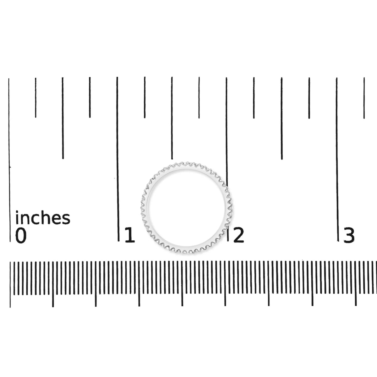 14K White Gold Shared Prong Set Round Diamond Eternity Band Ring (G - H Color, SI1 - SI2 Clarity) - LinkagejewelrydesignLinkagejewelrydesign