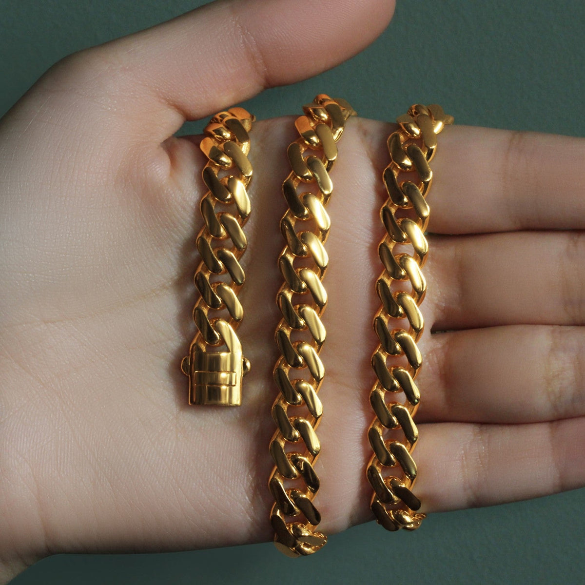 14k Yellow Gold 22 inch Polished Curb Chain Necklace - LinkagejewelrydesignLinkagejewelrydesign