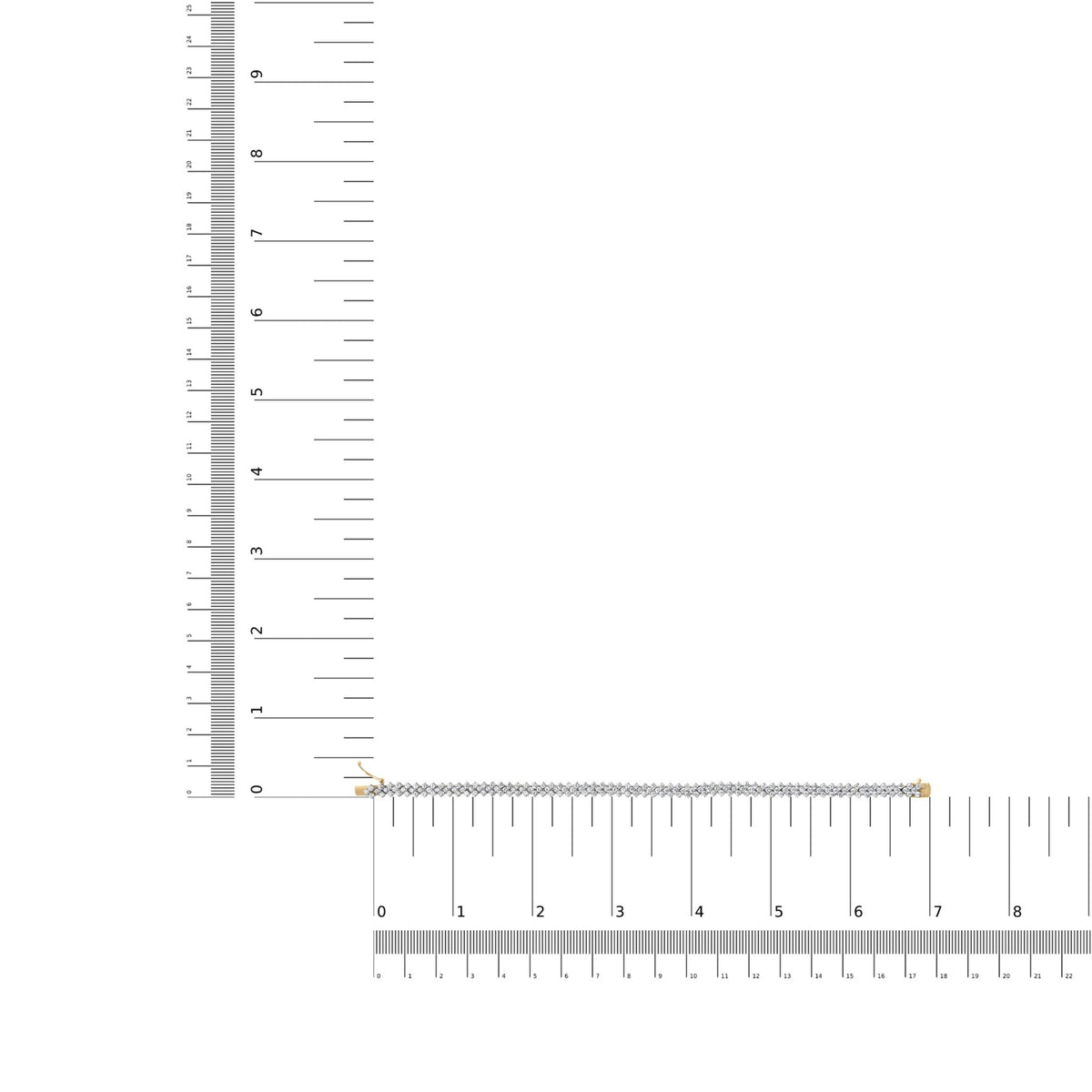 14K Yellow Gold 4.00 Cttw Diamond Trio Cluster Link Bracelet (H - I Color, I1 - I2 Clarity) - 7" - LinkagejewelrydesignLinkagejewelrydesign