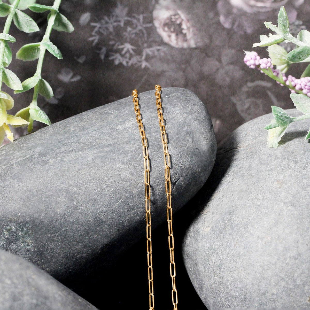 14k Yellow Gold Adjustable Paperclip Chain 1.5mm - LinkagejewelrydesignLinkagejewelrydesign