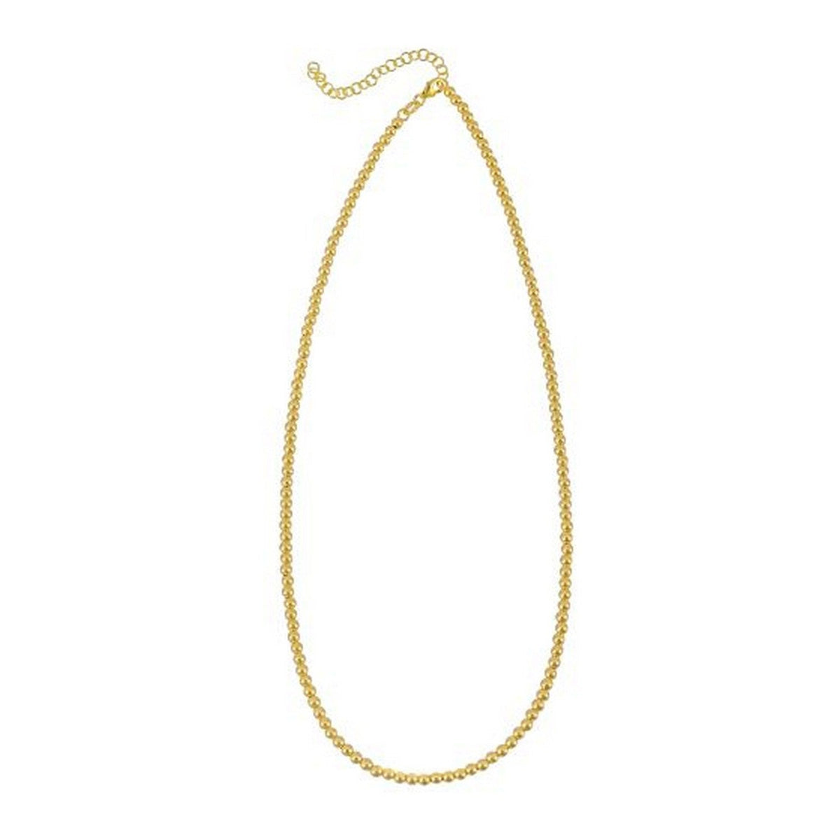 14k Yellow Gold Bead Chain (3mm) - LinkagejewelrydesignLinkagejewelrydesign