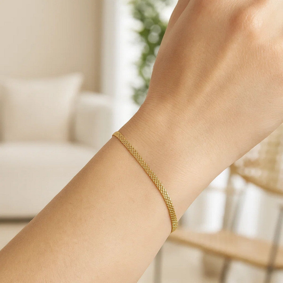 14k Yellow Gold Bismark Bracelet (2.50 mm) - LinkagejewelrydesignLinkagejewelrydesign