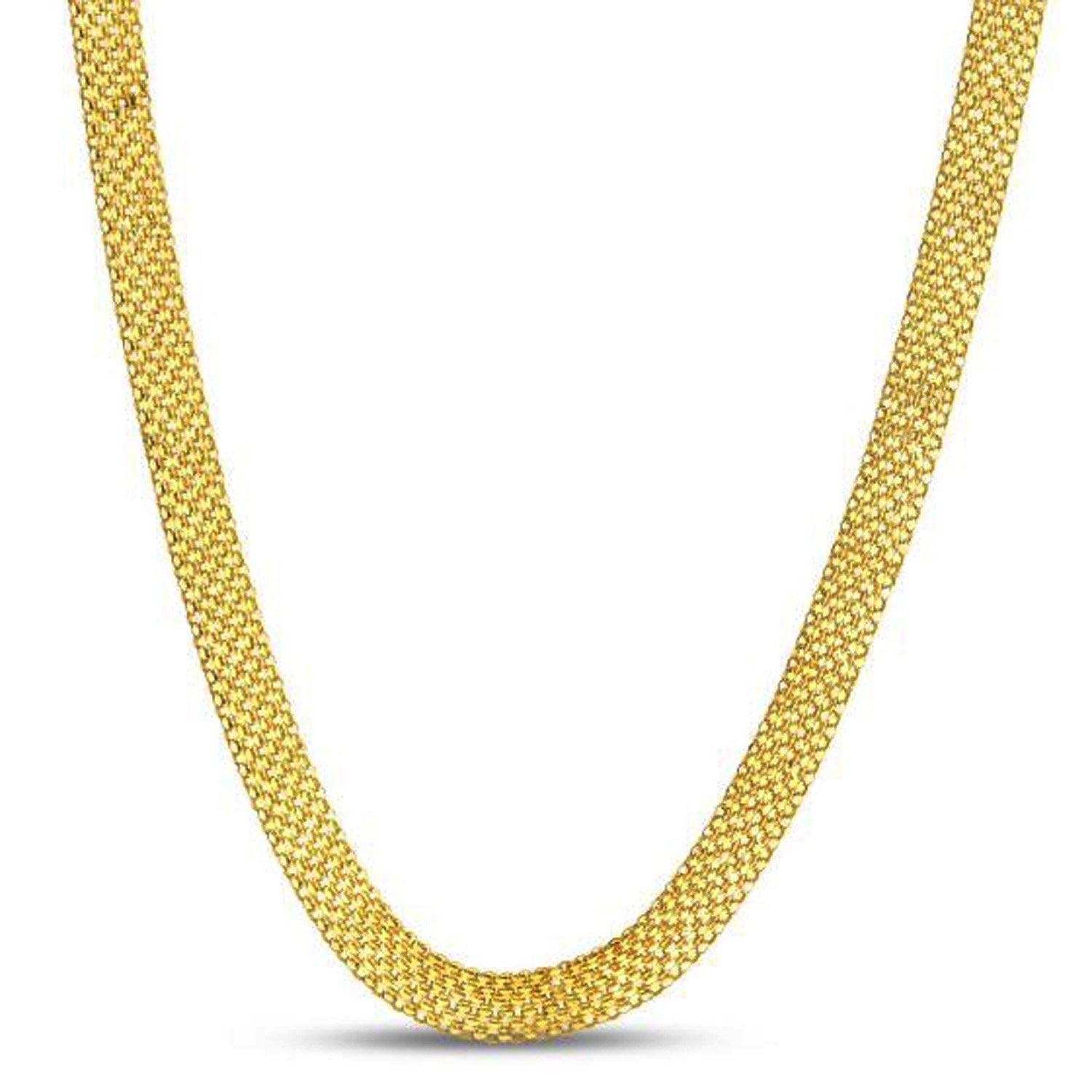14k Yellow Gold Bismark Chain (7.00 mm) - LinkagejewelrydesignLinkagejewelrydesign