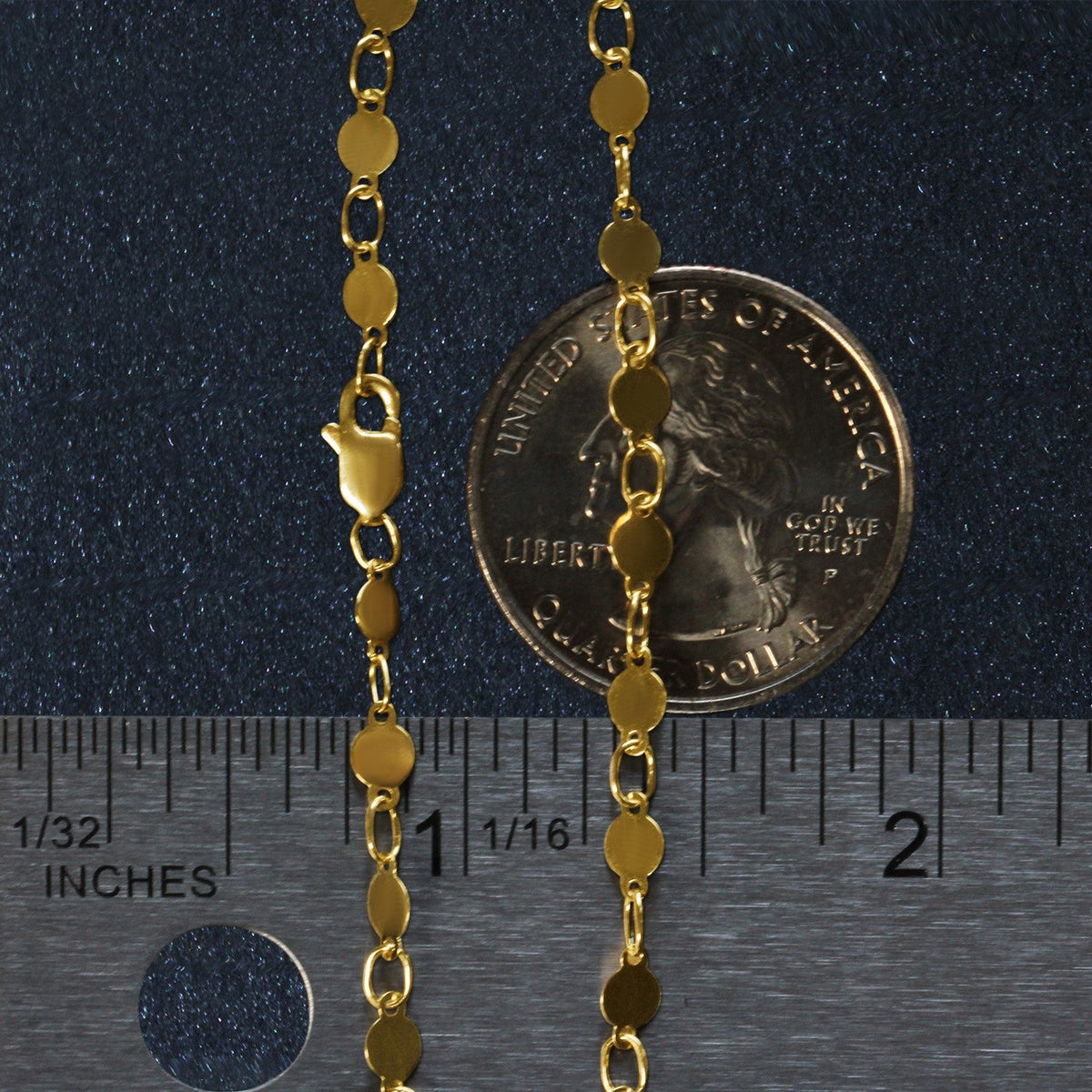 14k Yellow Gold Bracelet with Polished Circles (3.90 mm) - LinkagejewelrydesignLinkagejewelrydesign