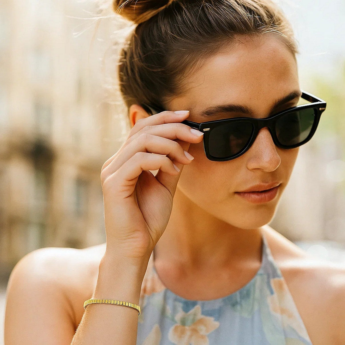 14k Yellow Gold Brick Omega Bracelet (3.20 mm) - LinkagejewelrydesignLinkagejewelrydesign