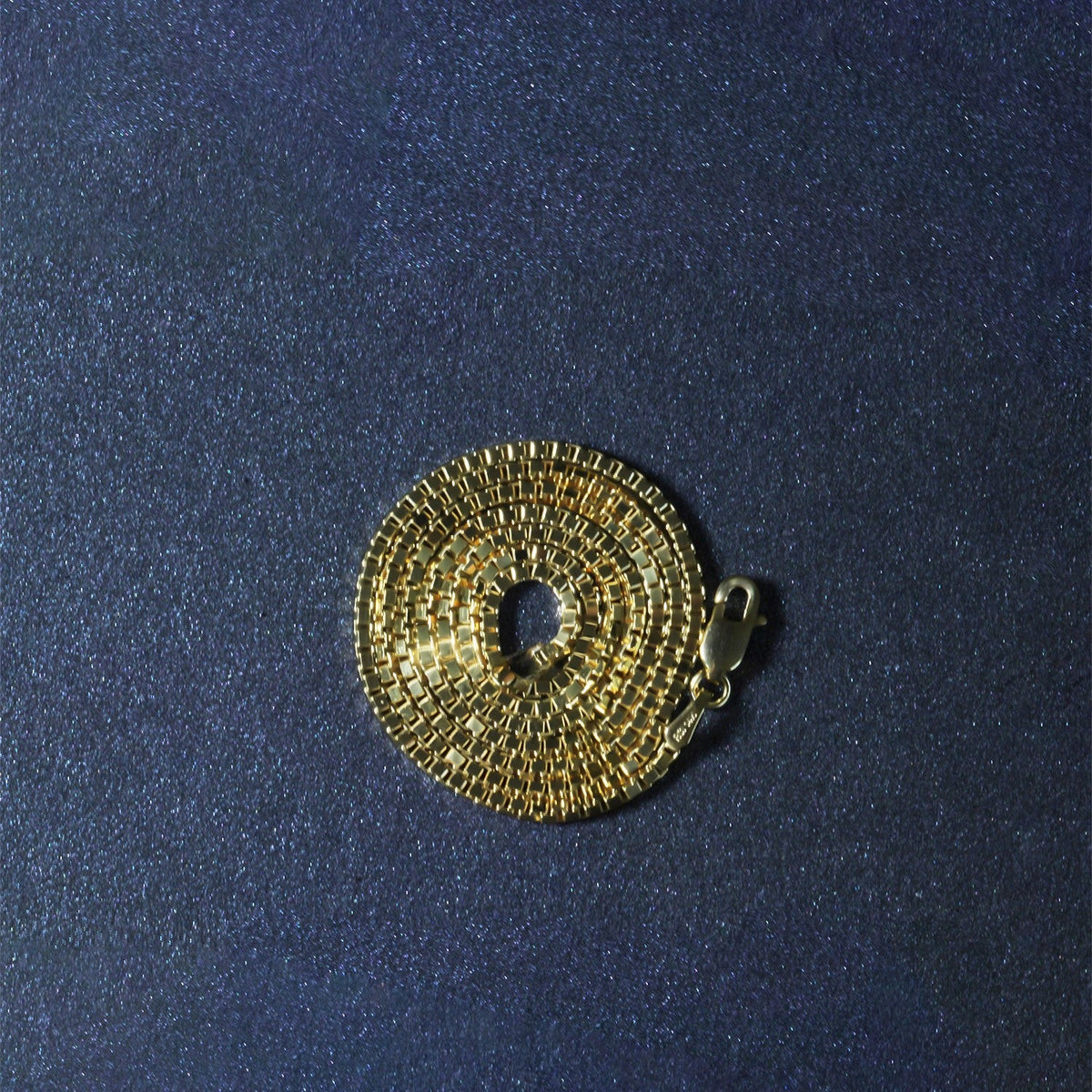 14k Yellow Gold Classic Box Chain (1.40 mm) - LinkagejewelrydesignLinkagejewelrydesign