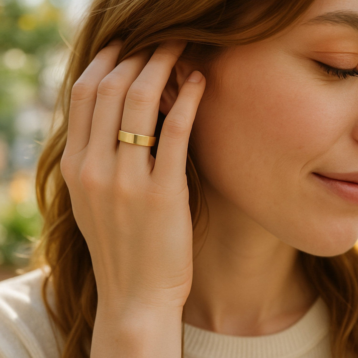 14k Yellow Gold Comfort Fit Wedding Band (6.00 mm) - LinkagejewelrydesignLinkagejewelrydesign