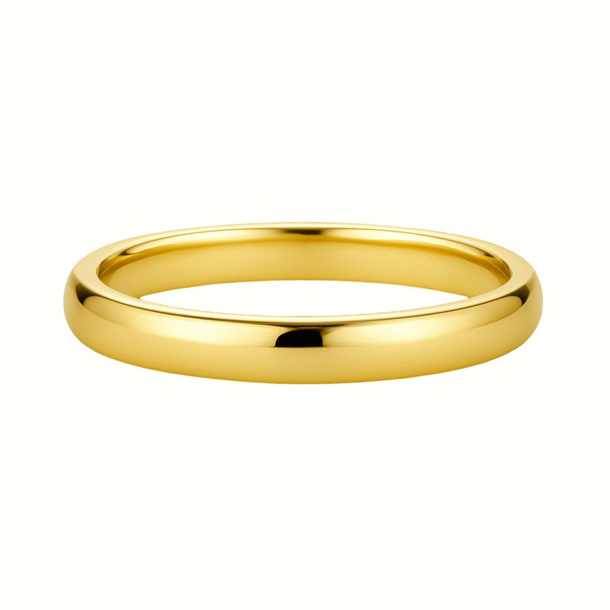 14k Yellow Gold Comfort Fit Wedding Band(4.00 mm) - LinkagejewelrydesignLinkagejewelrydesign