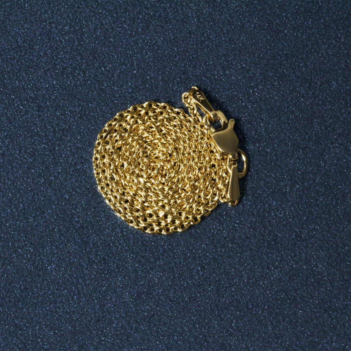 14k Yellow Gold Forsantina Lite Cable Link Chain (1.50 mm) - LinkagejewelrydesignLinkagejewelrydesign