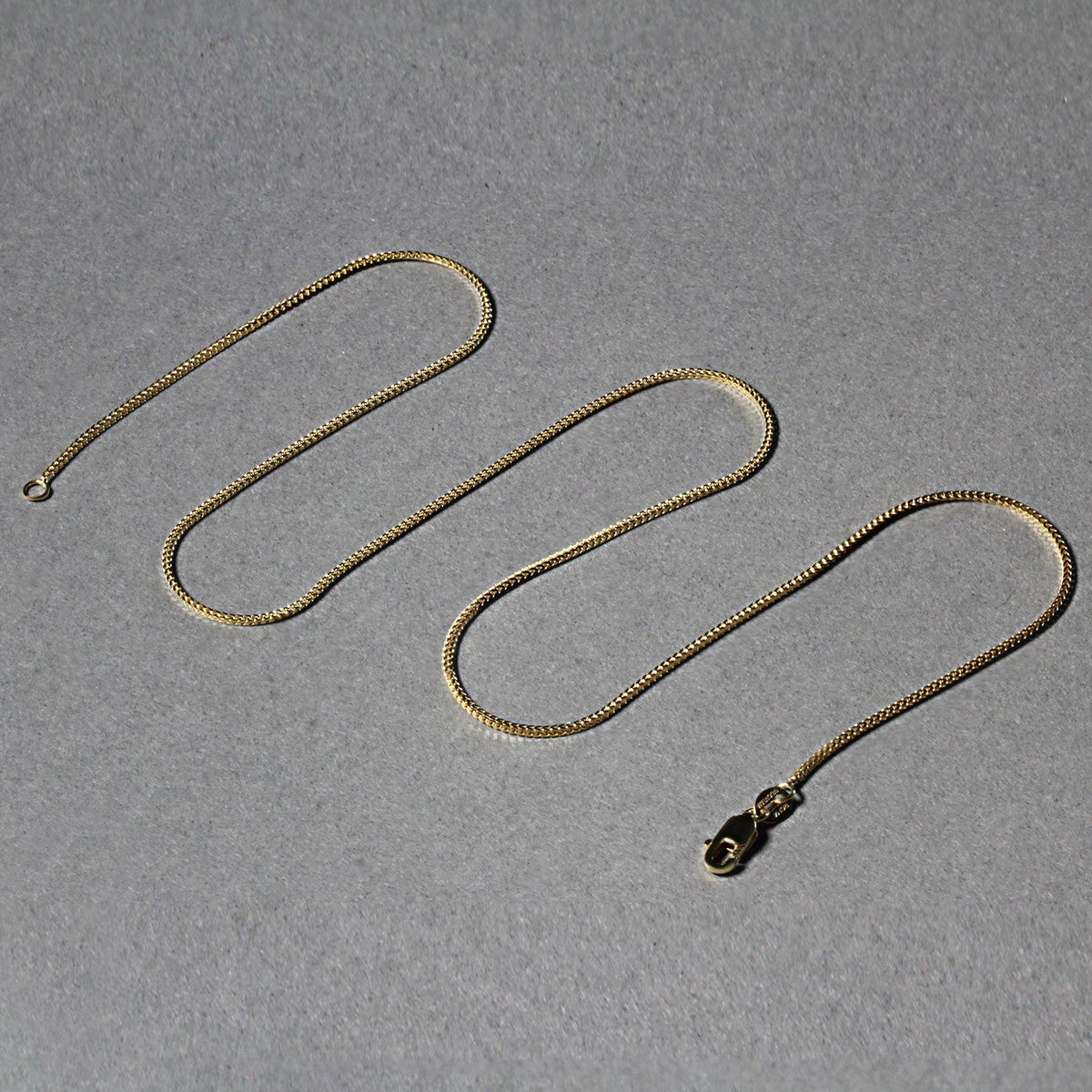 14k Yellow Gold Franco Chain 0.9mm - LinkagejewelrydesignLinkagejewelrydesign