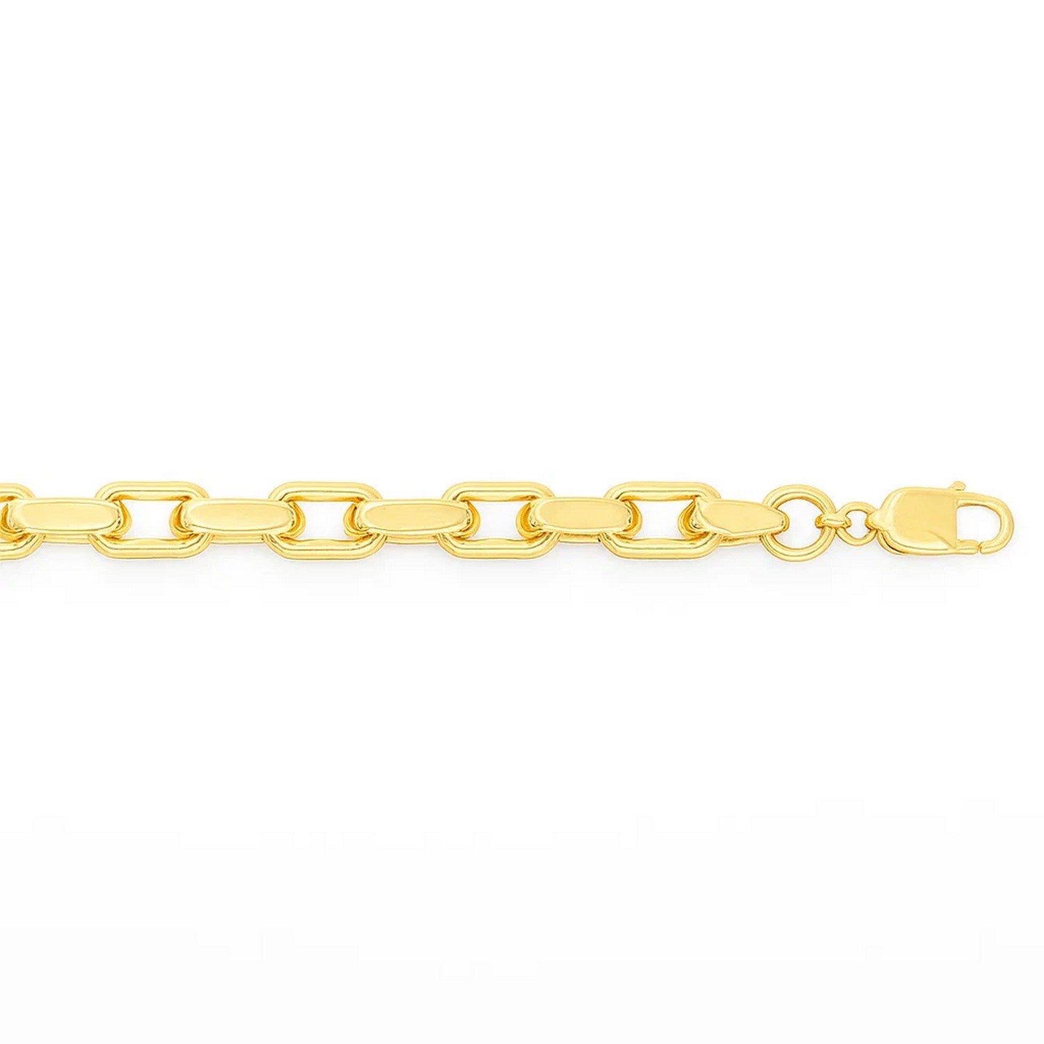 14k Yellow Gold French Cable Chain Bracelet (3.60 mm) - LinkagejewelrydesignLinkagejewelrydesign
