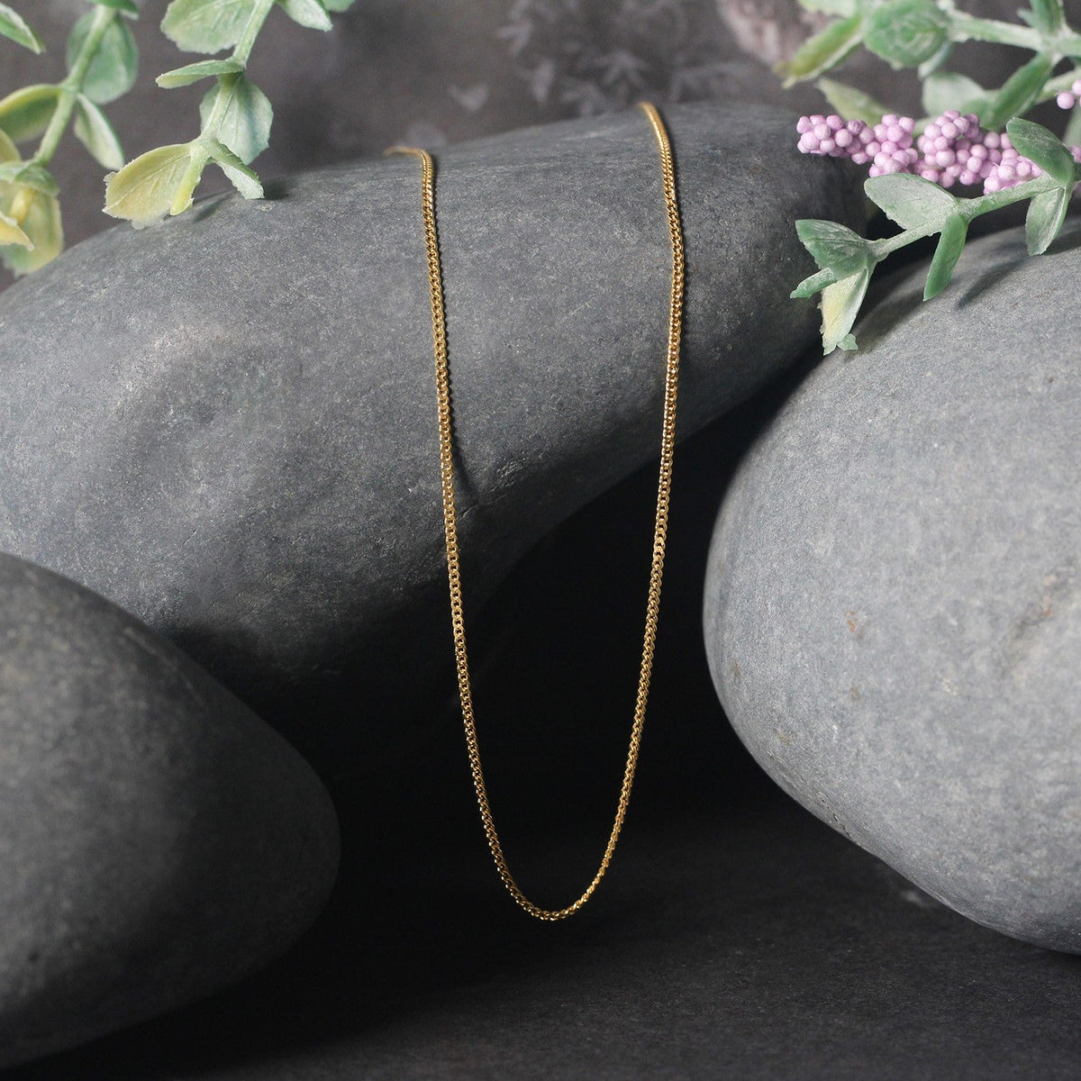 14k Yellow Gold Gourette Chain 1.0mm - LinkagejewelrydesignLinkagejewelrydesign