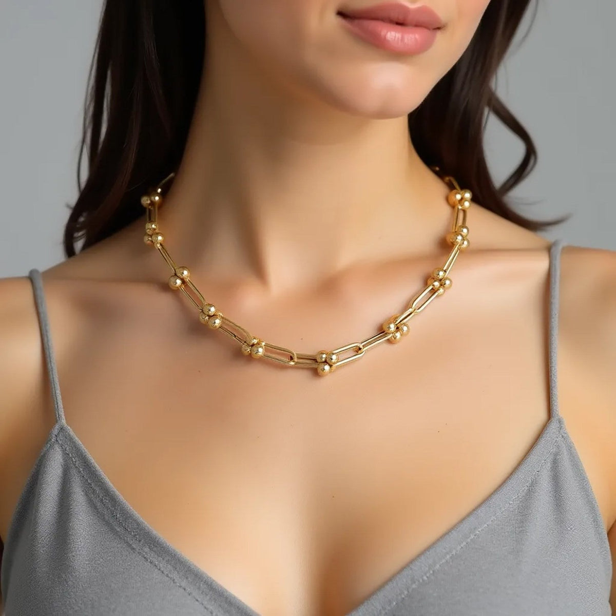 14k Yellow Gold High Polish Jax Link Chain (5.90 mm) - LinkagejewelrydesignLinkagejewelrydesign