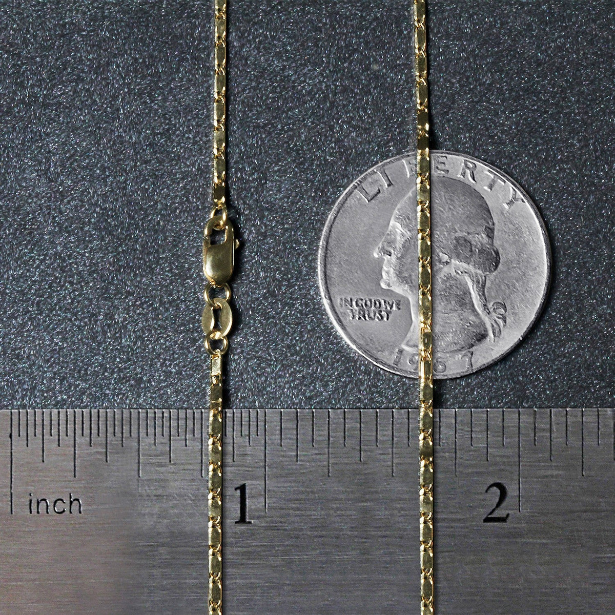 14k Yellow Gold Lumina Pendant Chain 1.0mm - LinkagejewelrydesignLinkagejewelrydesign