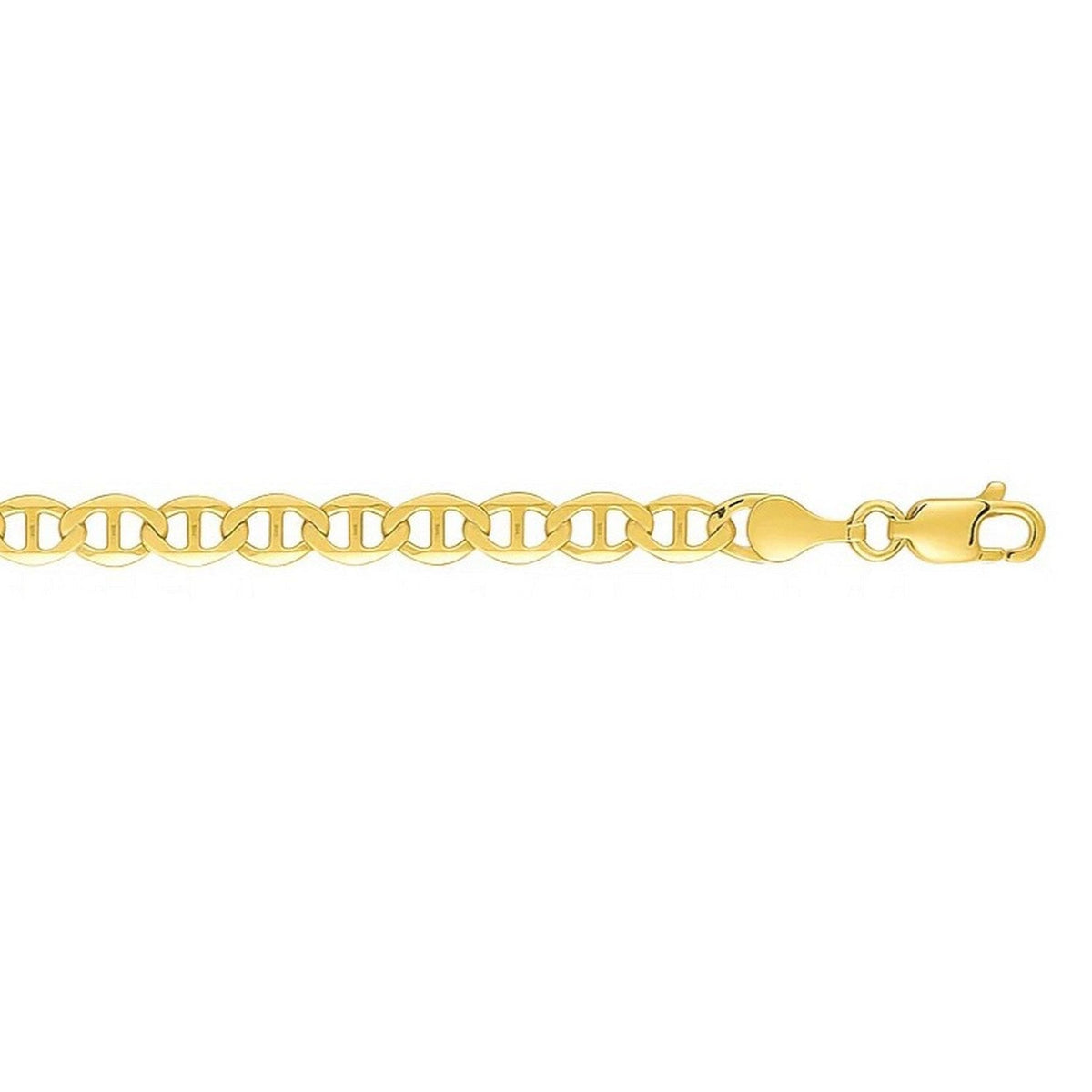 14k Yellow Gold Mariner Link Bracelet (6.30 mm) - LinkagejewelrydesignLinkagejewelrydesign