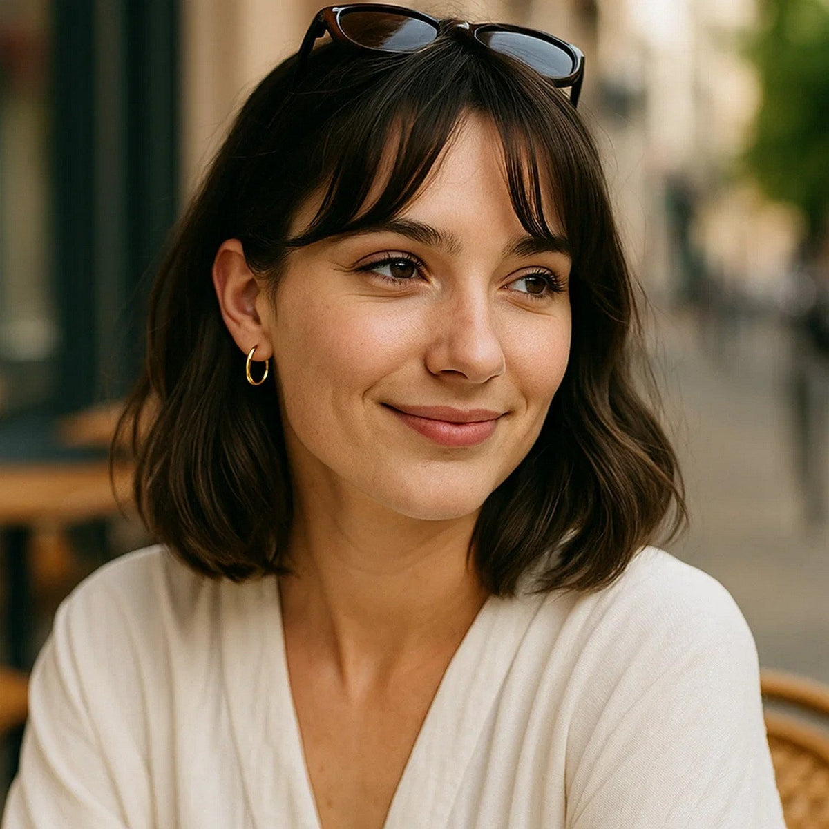 14k Yellow Gold Polished Hoop Earrings (2x20mm) - LinkagejewelrydesignLinkagejewelrydesign