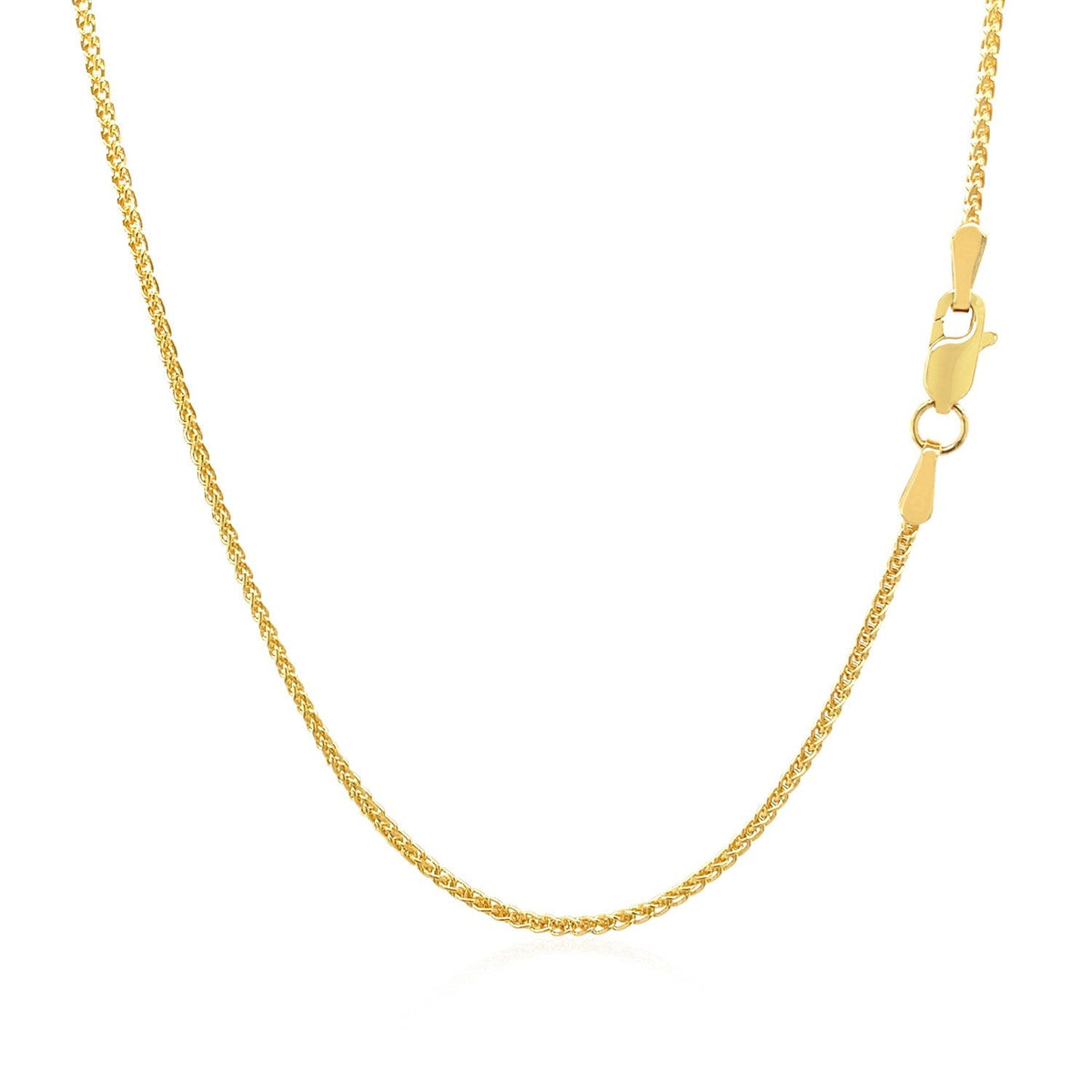 14k Yellow Gold Round Chain (1.2 mm) - LinkagejewelrydesignLinkagejewelrydesign