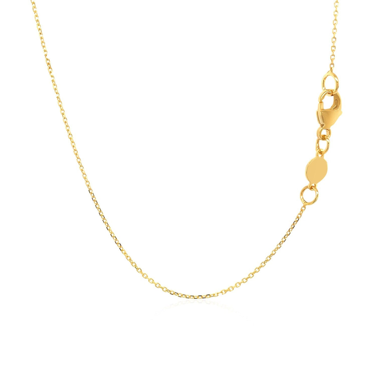 14k Yellow Gold Script LOVE Necklace - LinkagejewelrydesignLinkagejewelrydesign