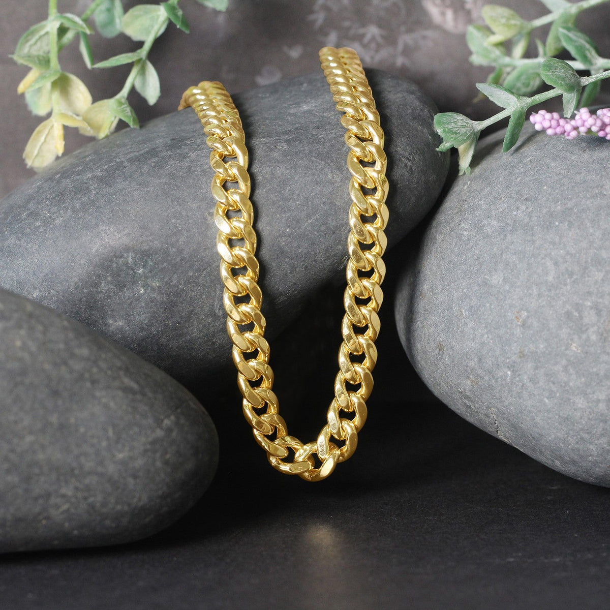 14k Yellow Gold Semi Solid Miami Cuban Chain (6.60 mm) - LinkagejewelrydesignLinkagejewelrydesign