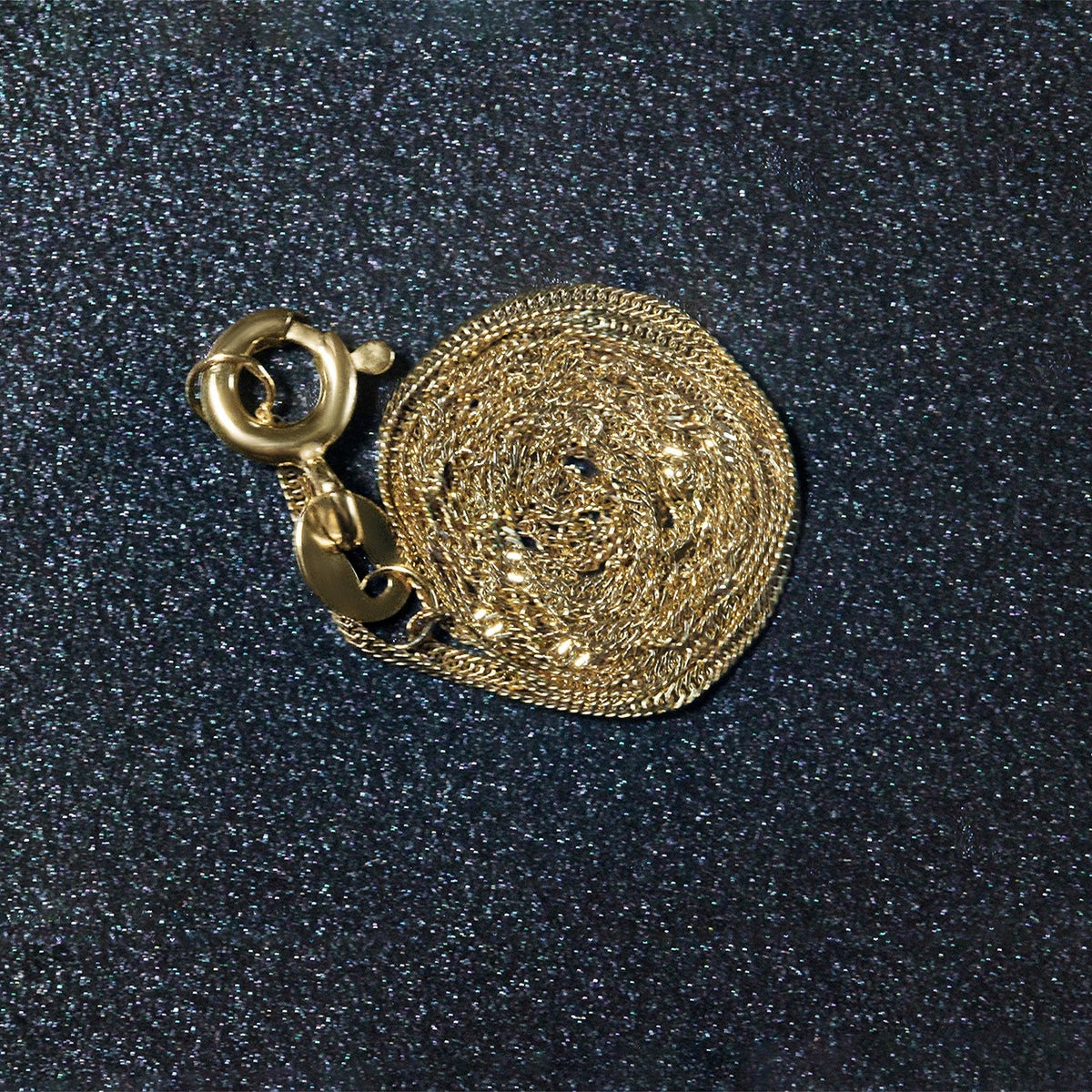 14k Yellow Gold Singapore Chain 0.8mm (0.81 mm) - LinkagejewelrydesignLinkagejewelrydesign