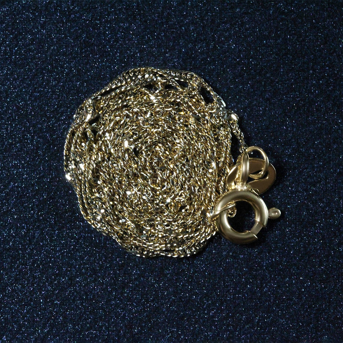 14k Yellow Gold Singapore Chain (1.10 mm) - LinkagejewelrydesignLinkagejewelrydesign