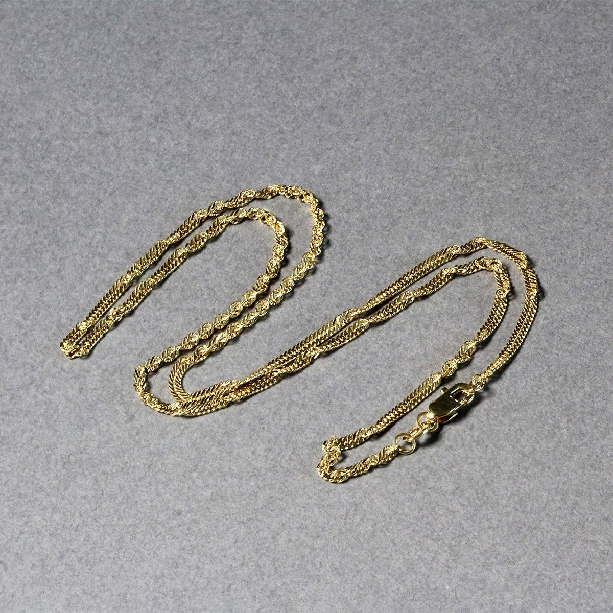 14k Yellow Gold Singapore Chain (1.80 mm) - LinkagejewelrydesignLinkagejewelrydesign