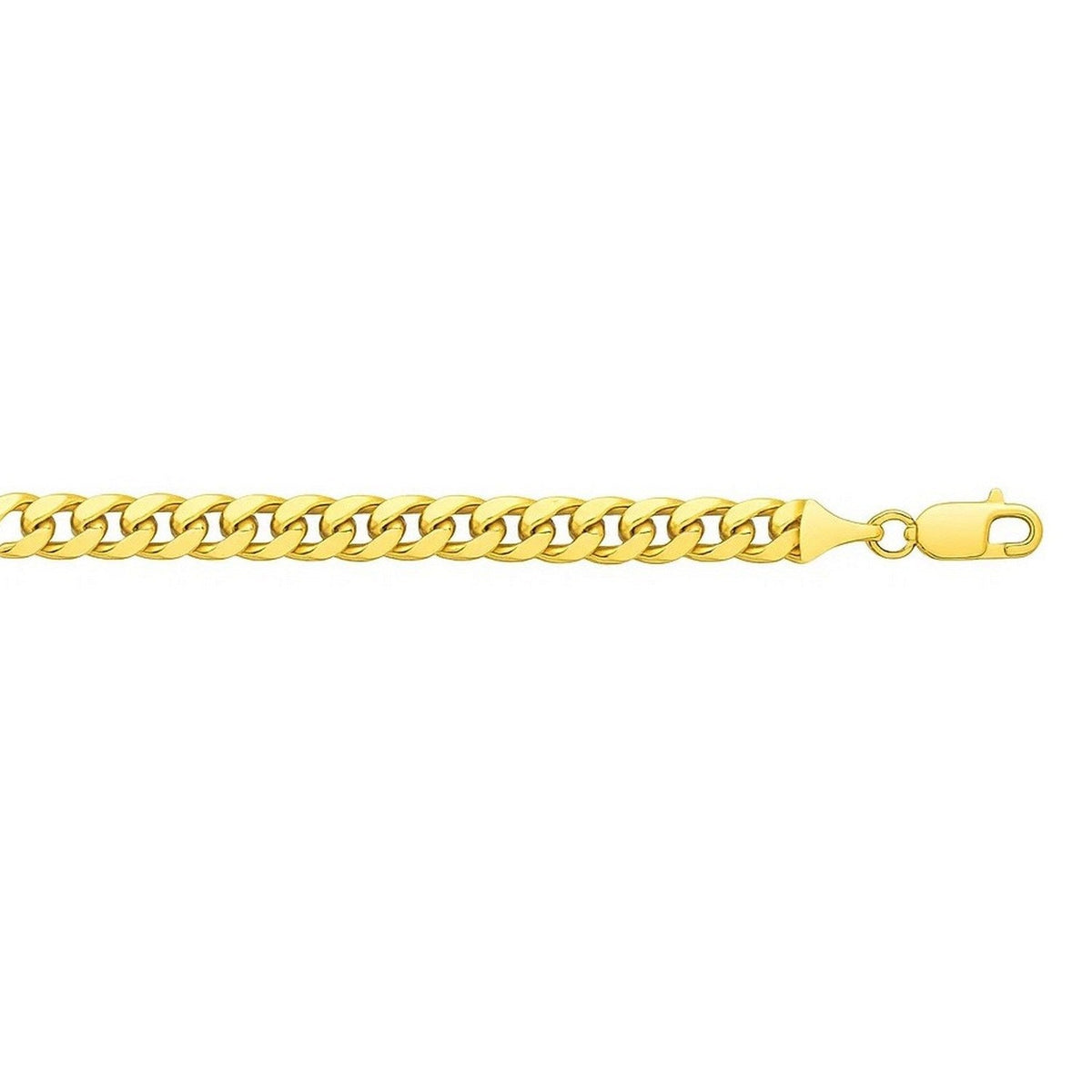 14k Yellow Gold Solid Miami Cuban Bracelet (6.00 mm) - LinkagejewelrydesignLinkagejewelrydesign
